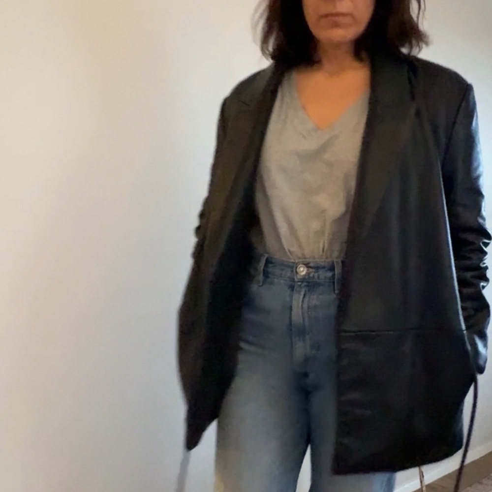 Rachel Comey Septima Leather Blazer